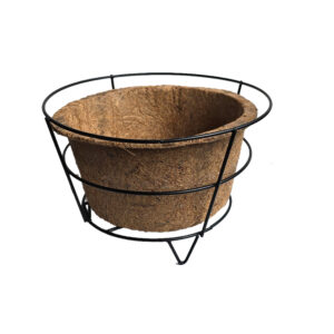 San-Kalpa Painted Coir Pots with Table Top Accessory